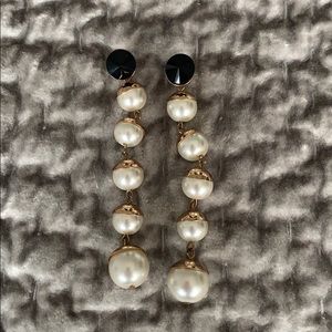 Zara Pearl drop earrings